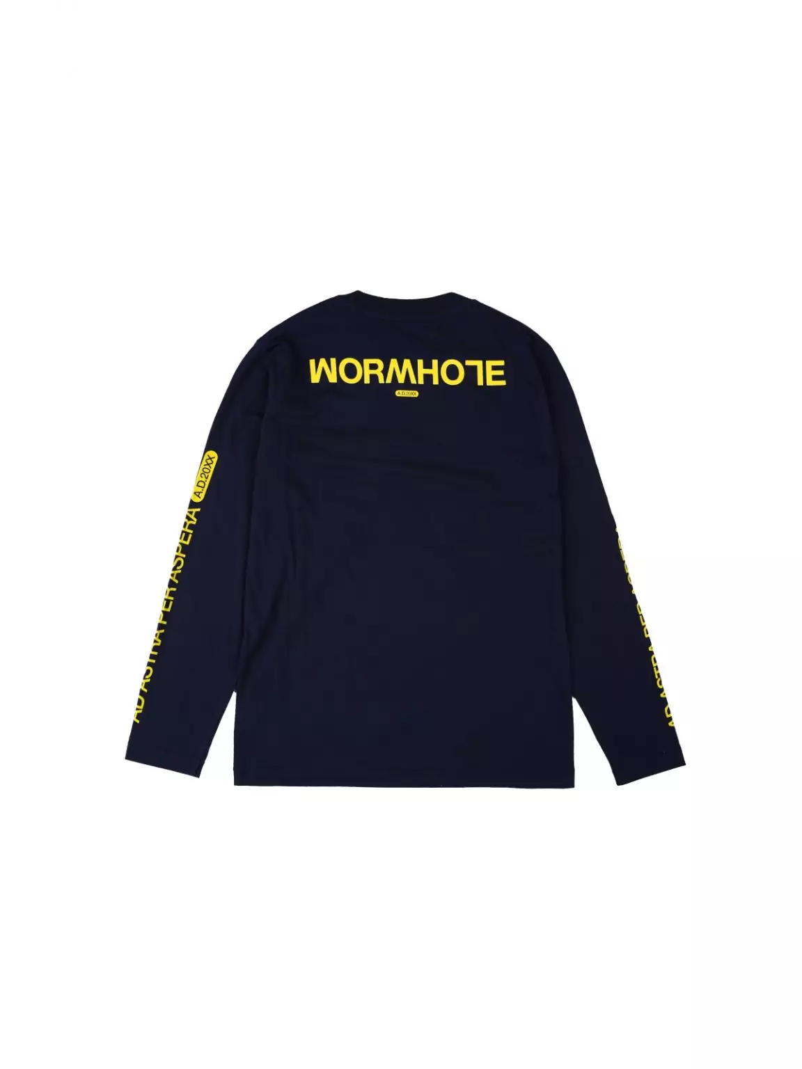 Jual WORMHOLE Wormhole AD Astra Long Sleeve Tee Navy Original 2024 ...