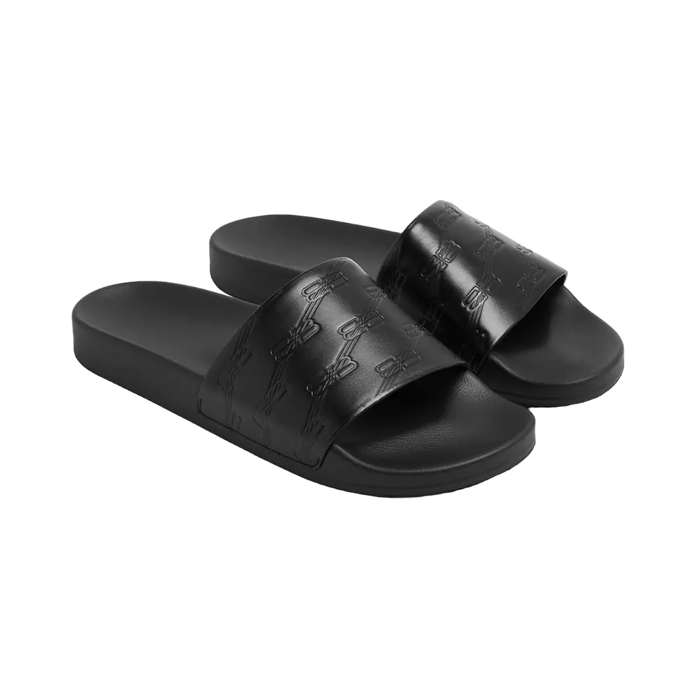 Jual BALENCIAGA Balenciaga BB Monogram Embossed Rubber Sandals