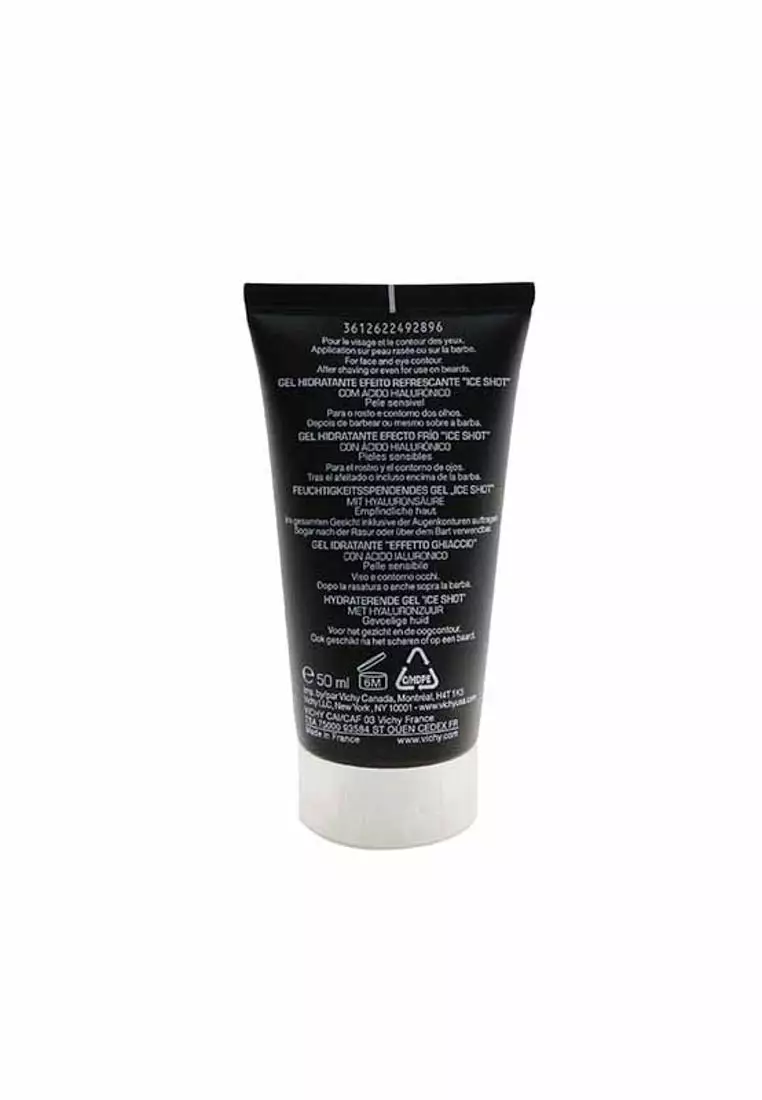 Vichy - Homme Hydra Cool+ - Hydrating Gel "Ice Shot" With Hyaluronic Acid (For Face & Eyes) 50ml/1.69oz