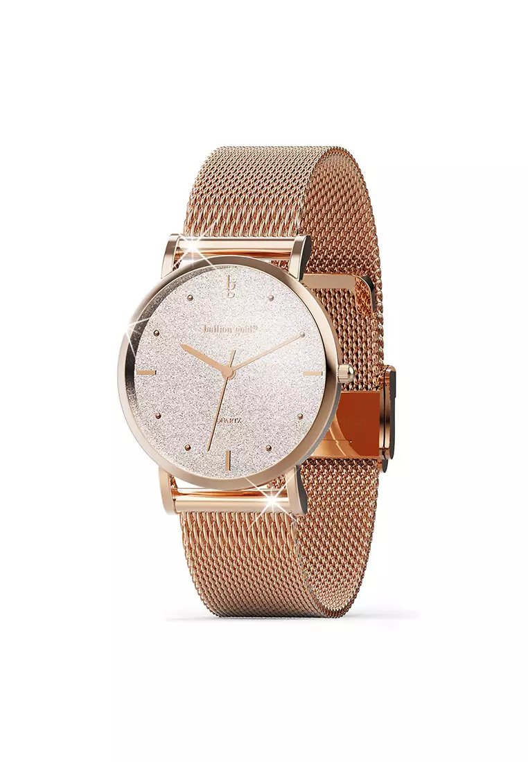 Seamless Dial Watch - Rose Gold and White