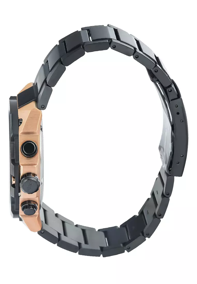 Expedition EXP - Jam Tangan Chronograph Pria - Rosegold Black Stainless Steel - 6838 MCBBRBA