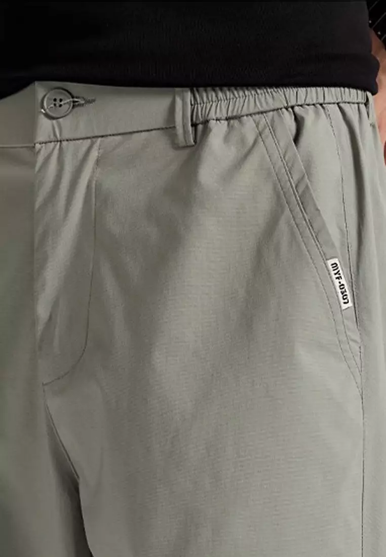 Elasticated Waist Slim Pants