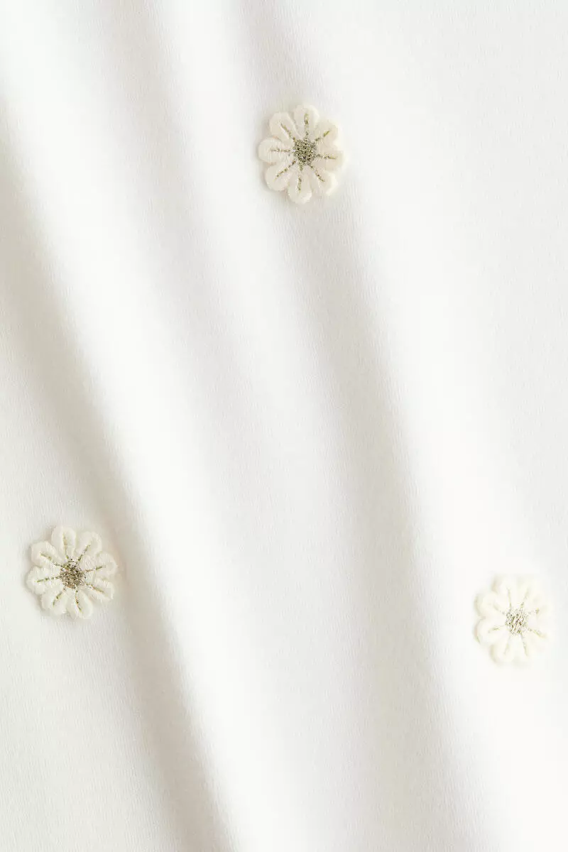 Motif-detail t-shirt