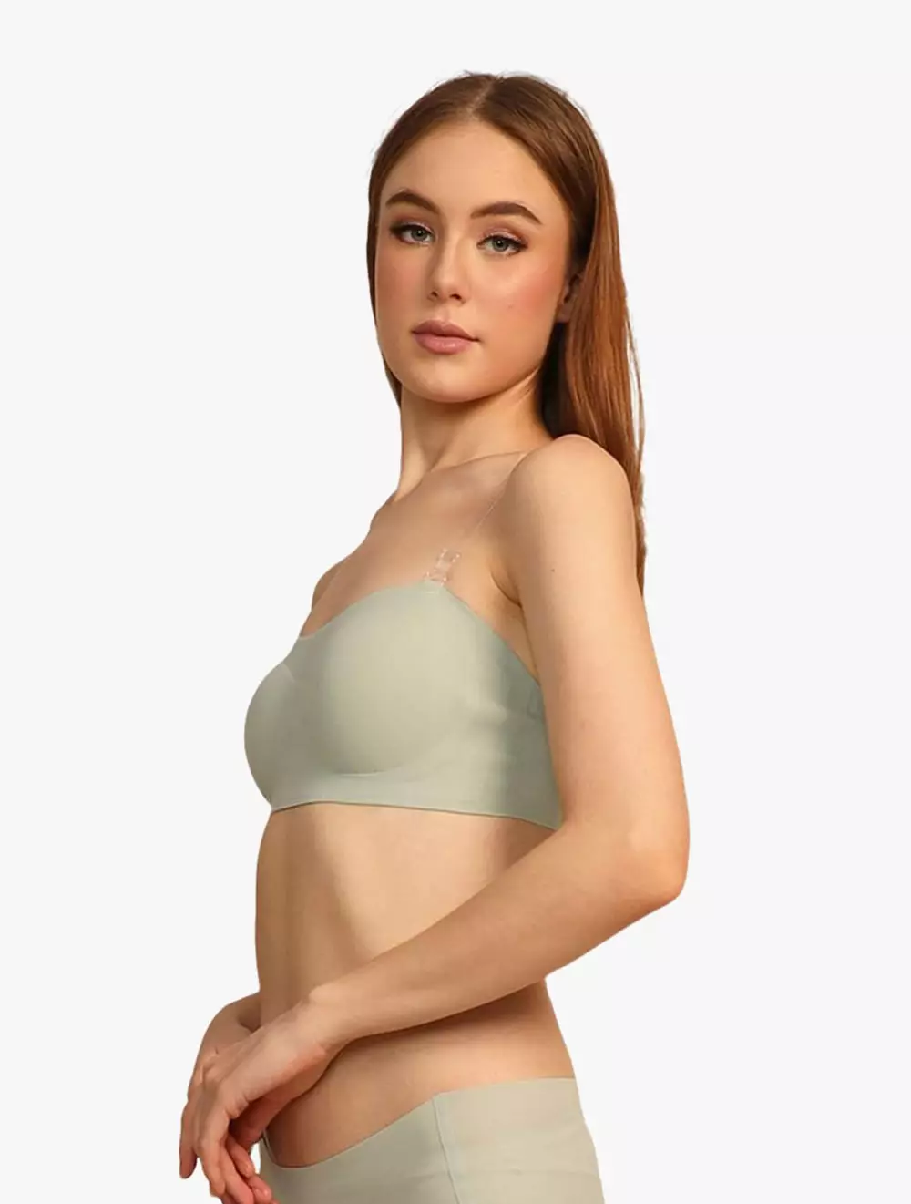 Cynthia Kylie Bra Seamless Half Cup - Green