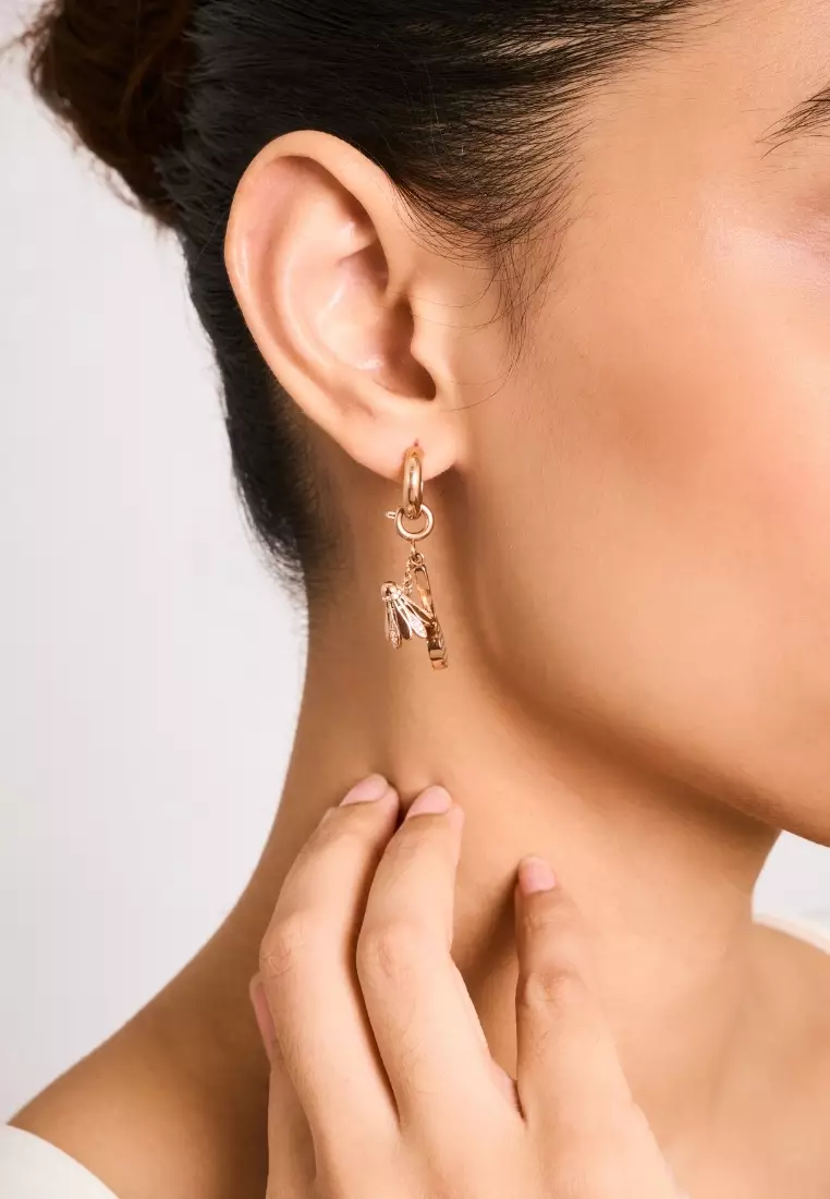 Badminton Passion Memoir Charm in Rose Gold