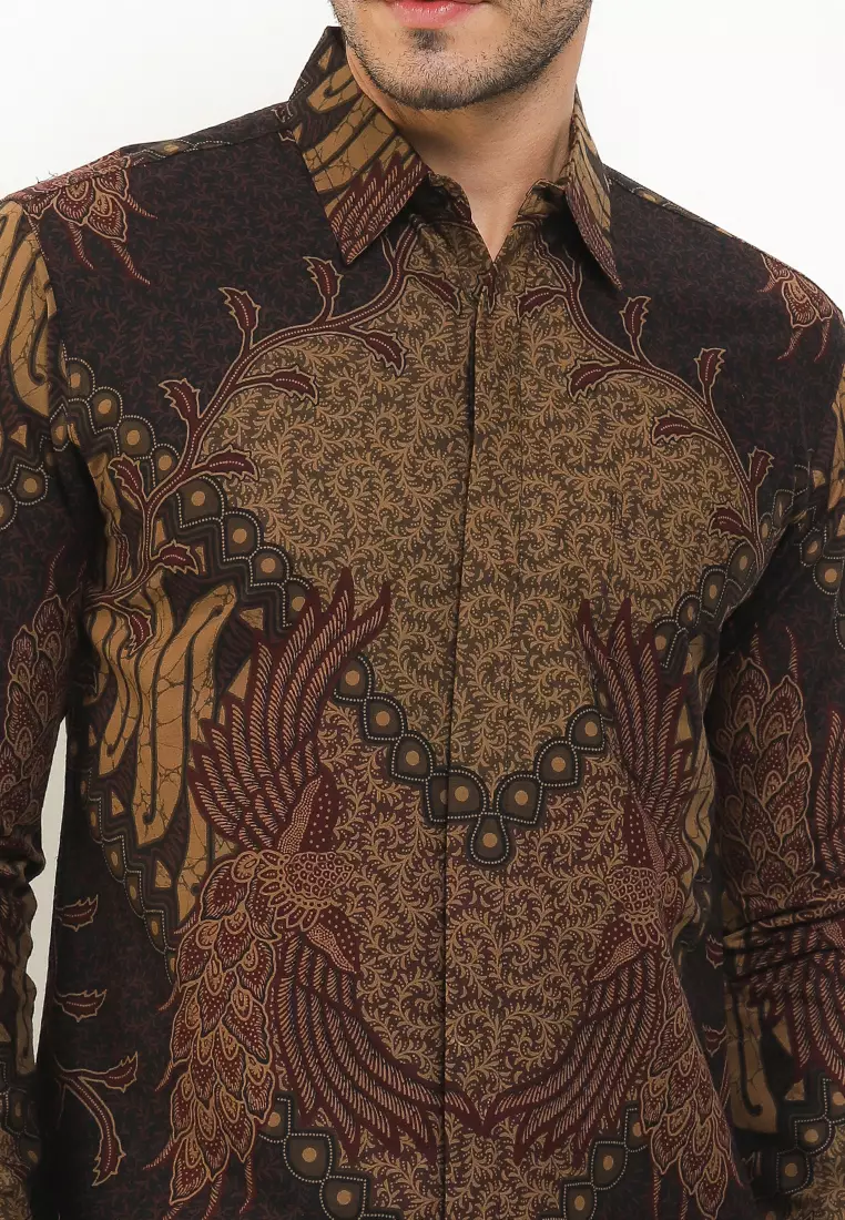 BATIK TALENTA EXCLUSIVE Lengan panjang slimfit  GRENN WING