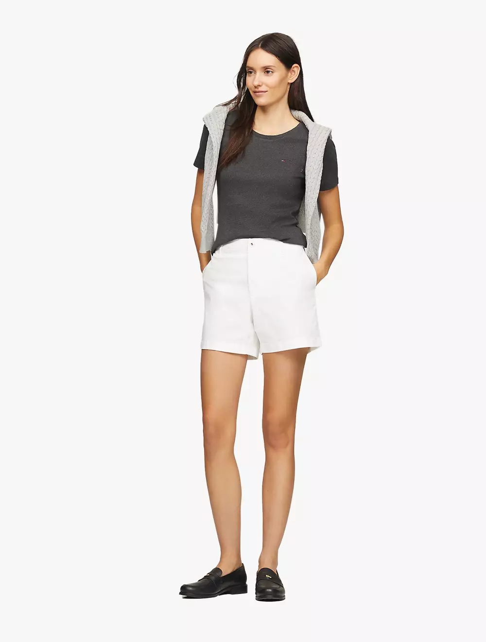 TOMMY HILFIGER - Classic 5" Short - White - White