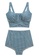 Halo blue (2pcs) Checked Bikini Swimsuit 1F8F0US2915357GS_1