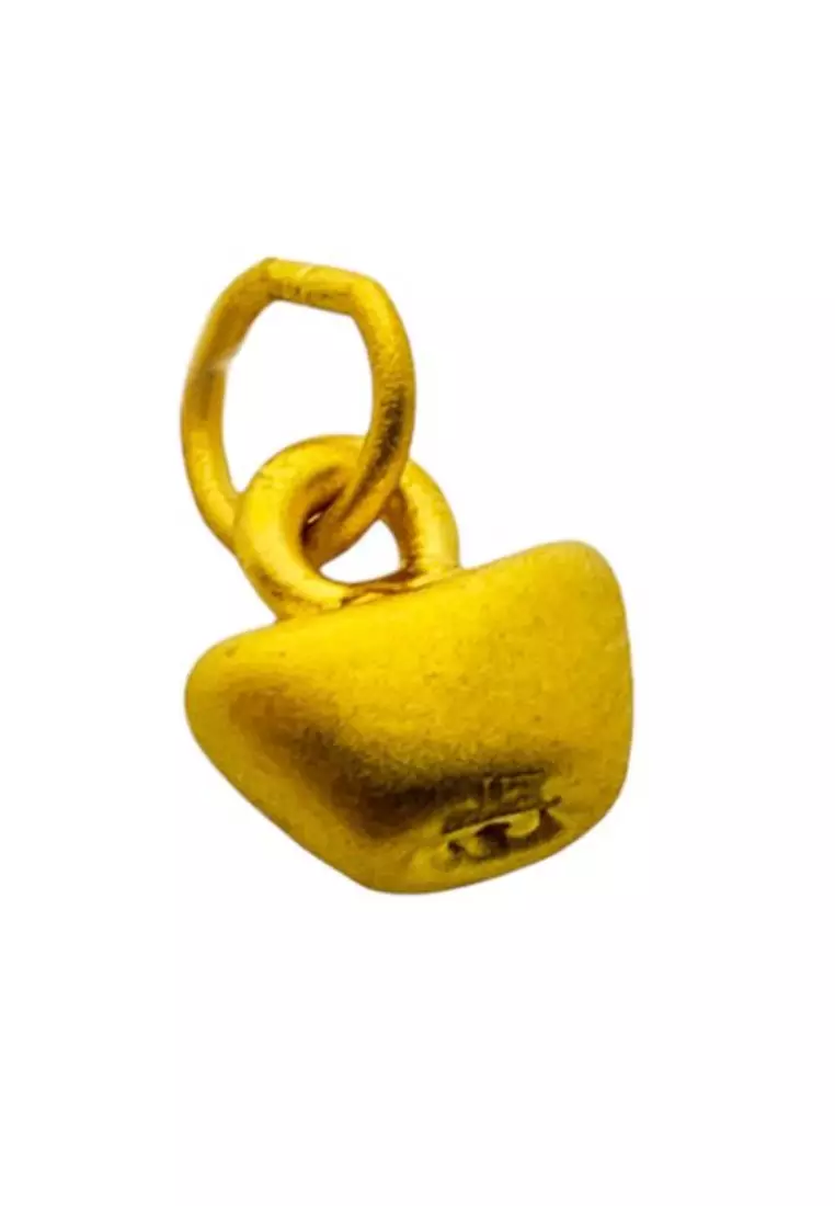 LITZ 999 (24K) Gold Pendant EP0371 (0.76g+/-)