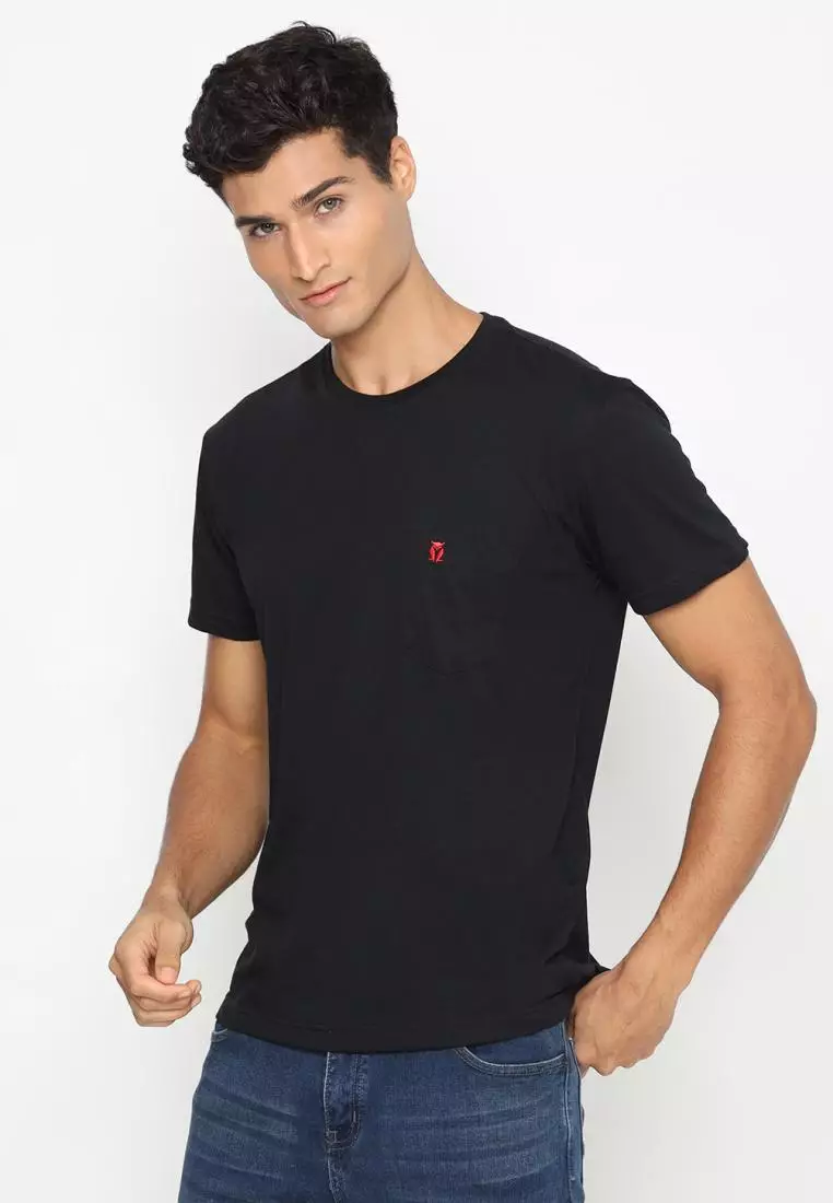 MATSUDA Kaos Polos Pocket T Shirt Cotton Nikko