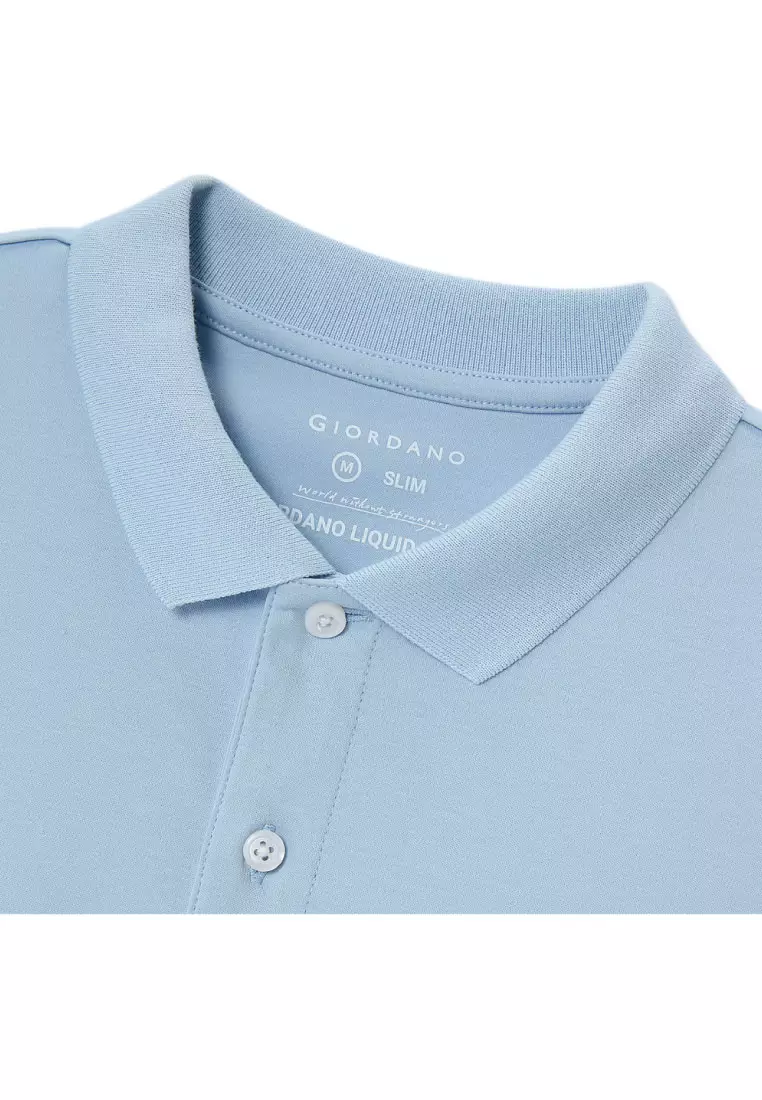 Men's Liquid Touch Short Sleeve Slim Embroidery Polo 01015291