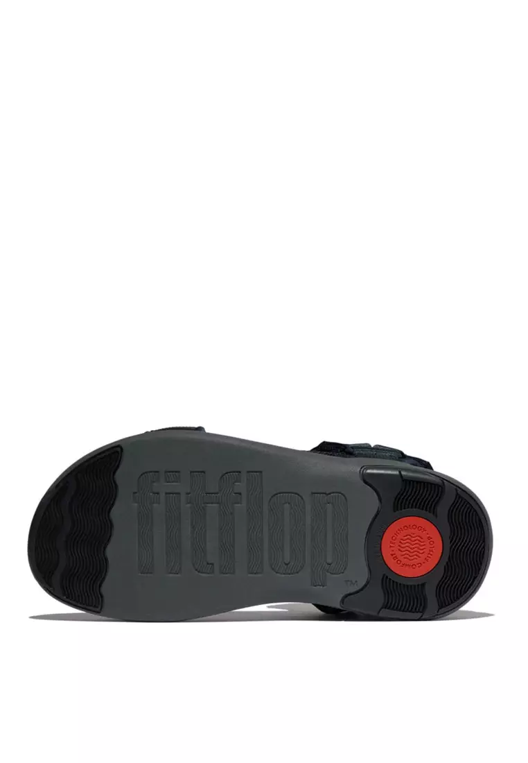 FitFlop F-MODE Go Mens Adjustable Webbing Back-Strap Sandals - Midnight Navy (IW6-399)