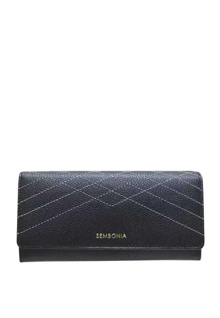 Buy SEMBONIA SEMBONIA LEATHER 2 FOLD LONG WALLET 63660 505 2023