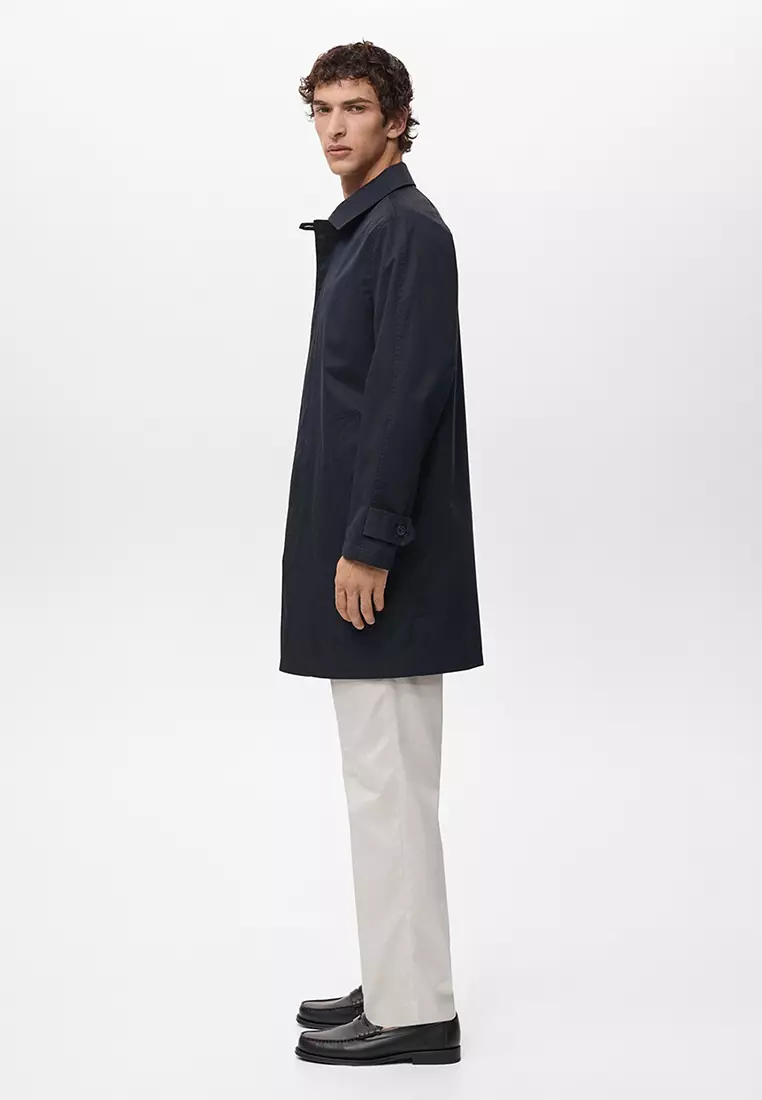 Classic Water-Repellent Trench Coat