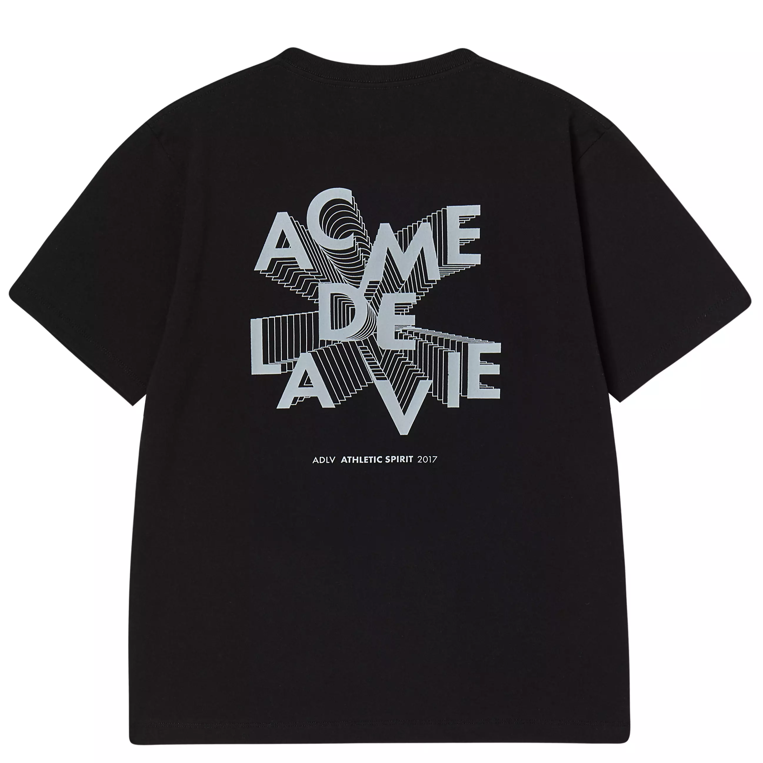3D LOGO STANDARD SHORT SLEEVE T-SHIRT BLACK