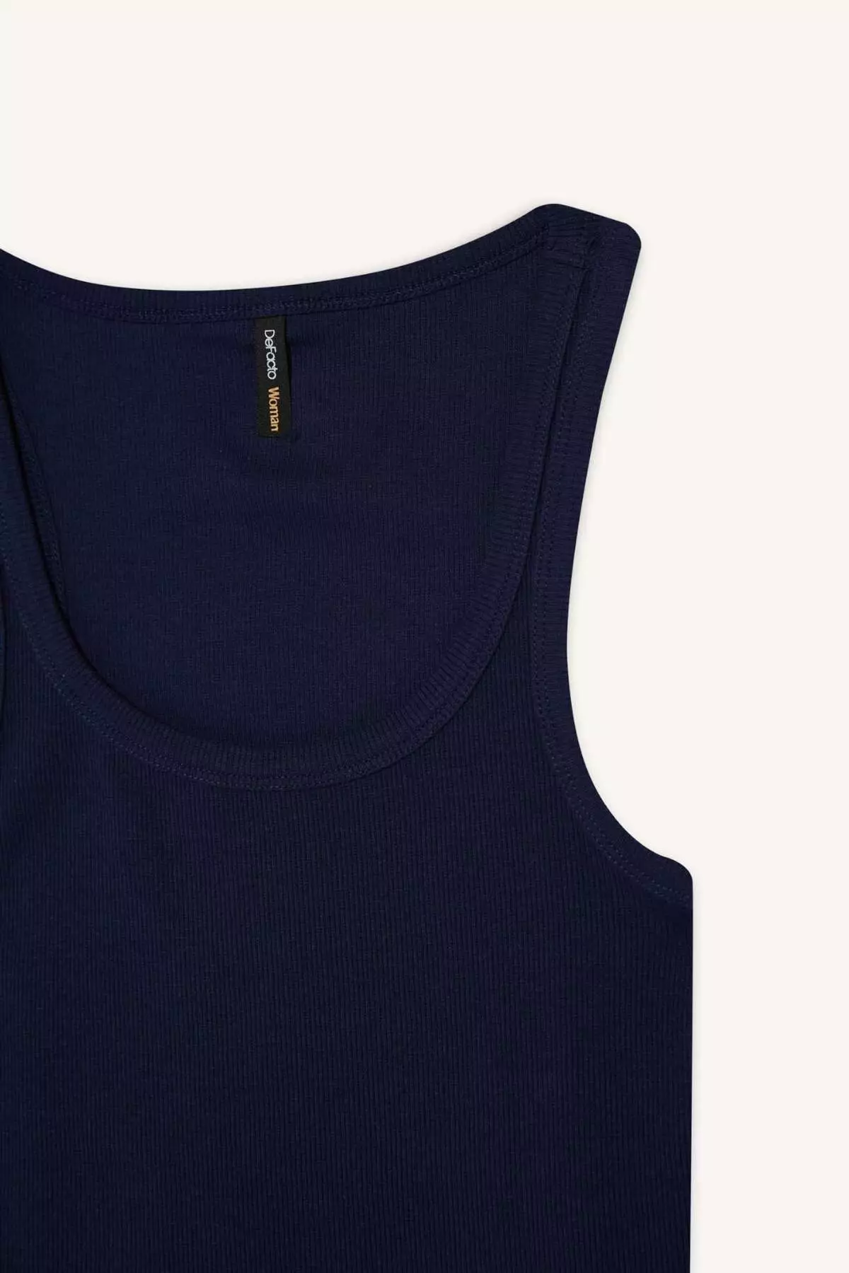 Slim Fit Slim Fit Basic Plain Round Neck Ribbed Camisole Undershirt E5539Ax25Sm