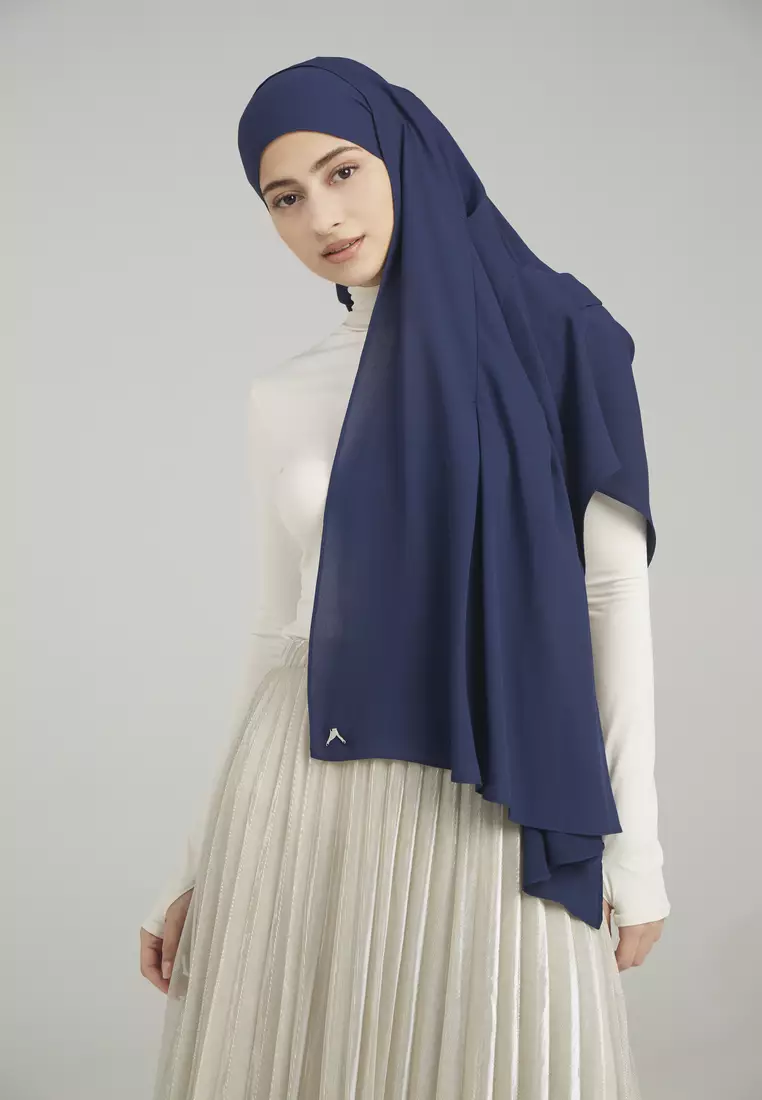 HUSNA ORIKAMI BOX PLEATED SCARF