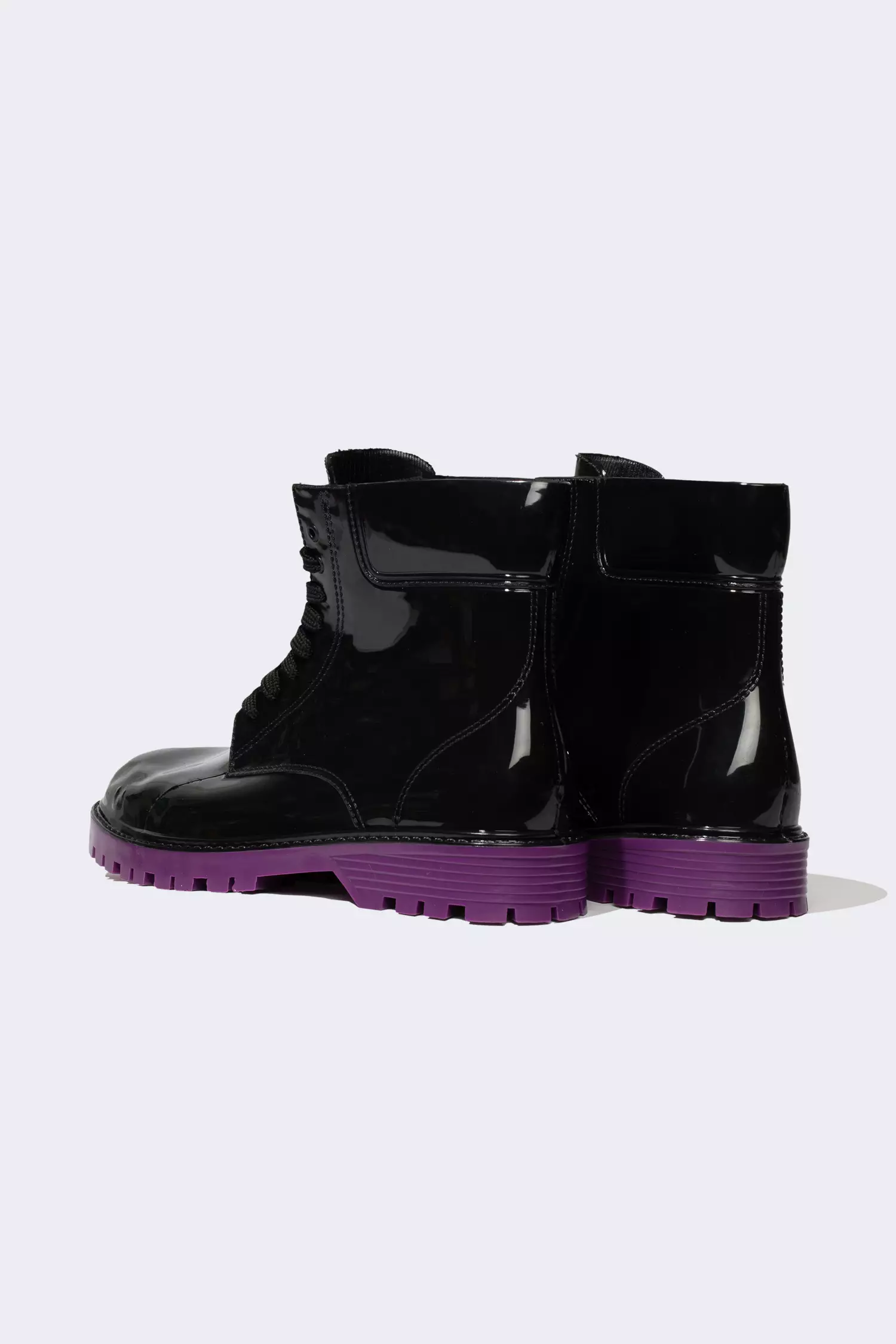 Purple lace sale boots