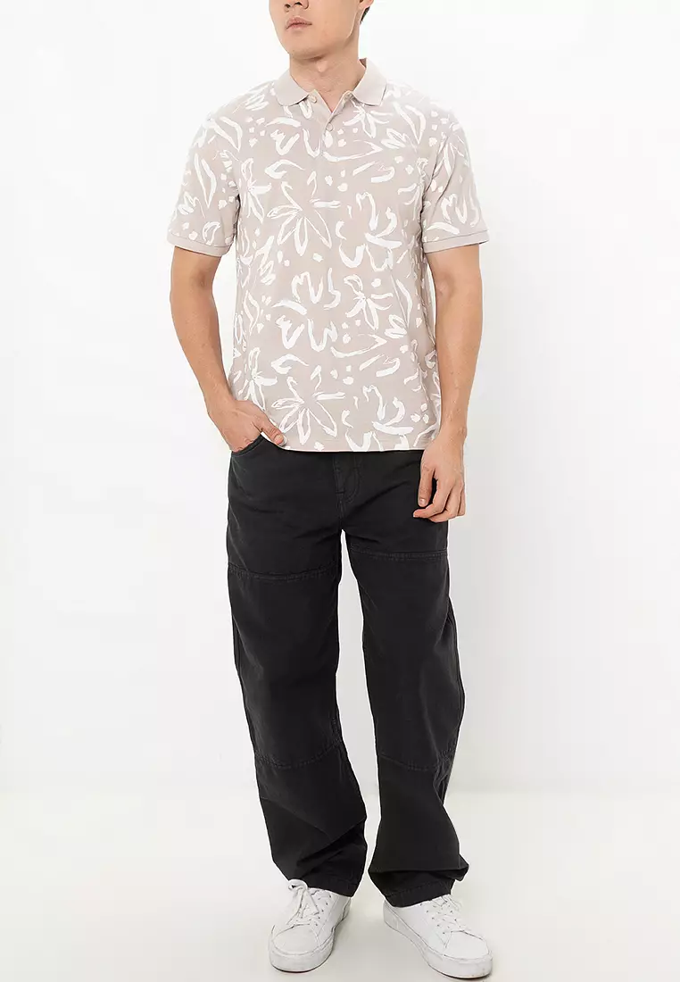 Jeff Monochrome Polo Shirt