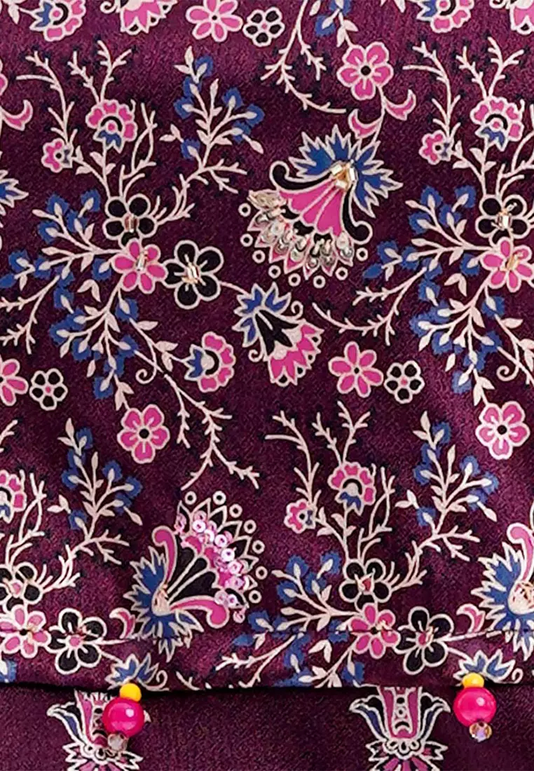 Le Reve 手工制作长袍（带下装和围巾）