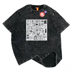 Black Wash, Gray, White. Black