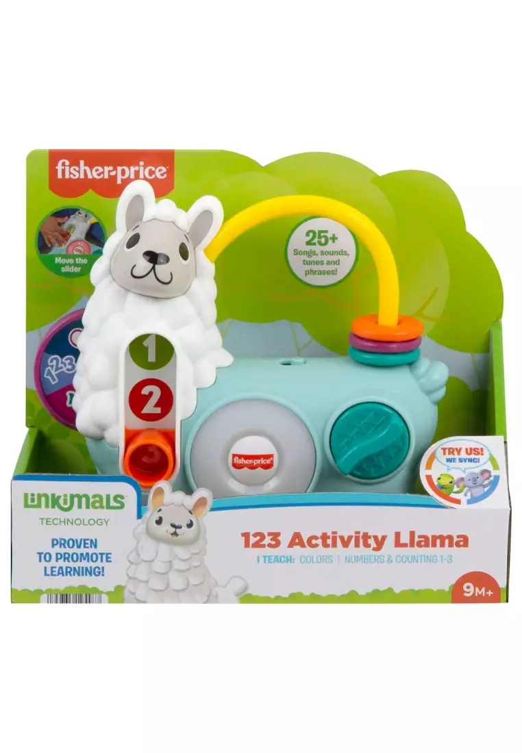 Fisher Price Linkimals Learning Toy 123 Activity Llama With Interactive Music & Lights For Baby & Toddler Ages 9+ Months