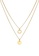 ELLI GERMANY gold Necklace Layer Circle Plate Pendant Basic Trend Gold Plated 95036AC4995EDAGS_3