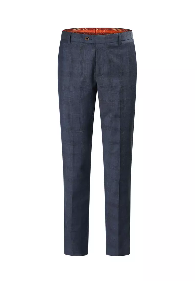 純羊毛套裝西裝褲