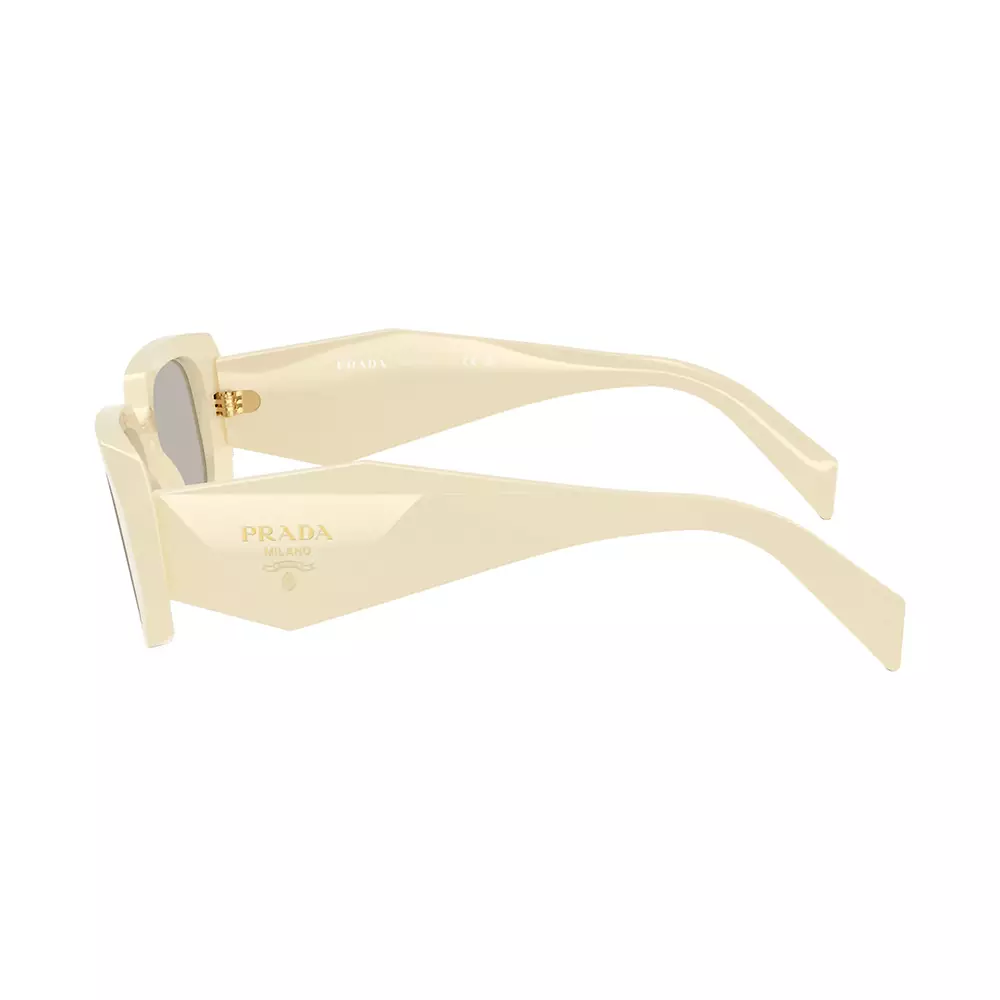 PR 17WS Rectangular Sunglasses White Milk