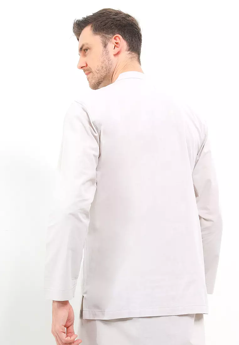 Italian Straw Long Sleeve Baju Koko