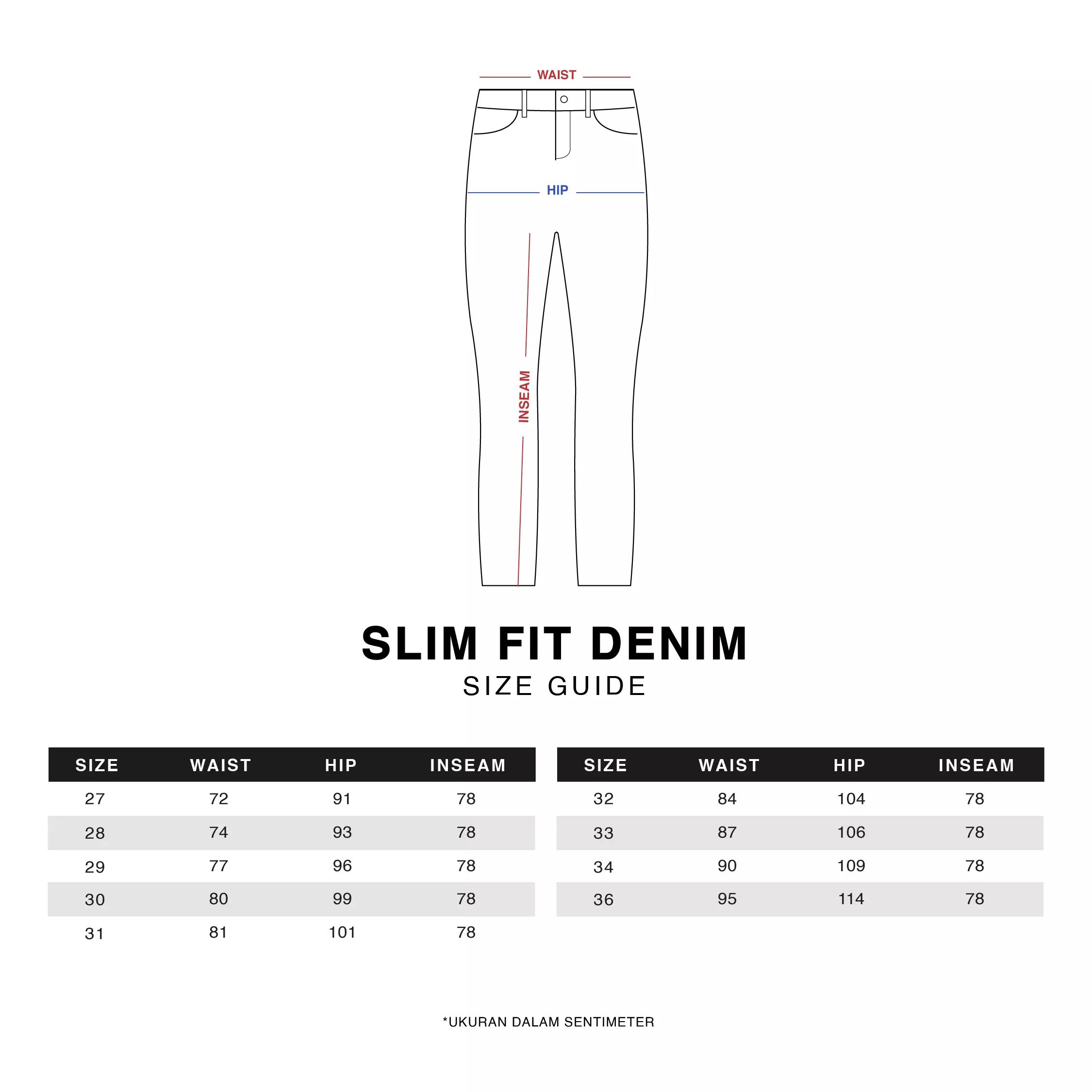 Celana Panjang Jeans Pria Slimfit A3 Series Dark Blue