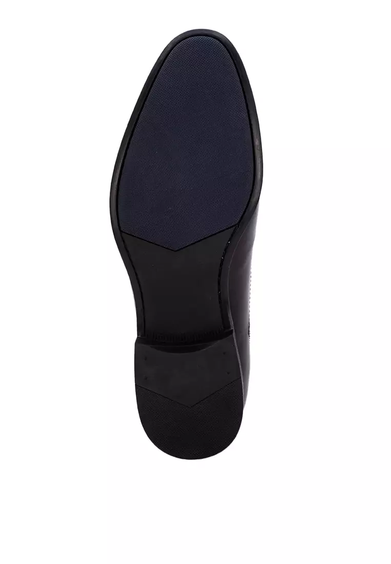 Barrington Black Captoe Oxford