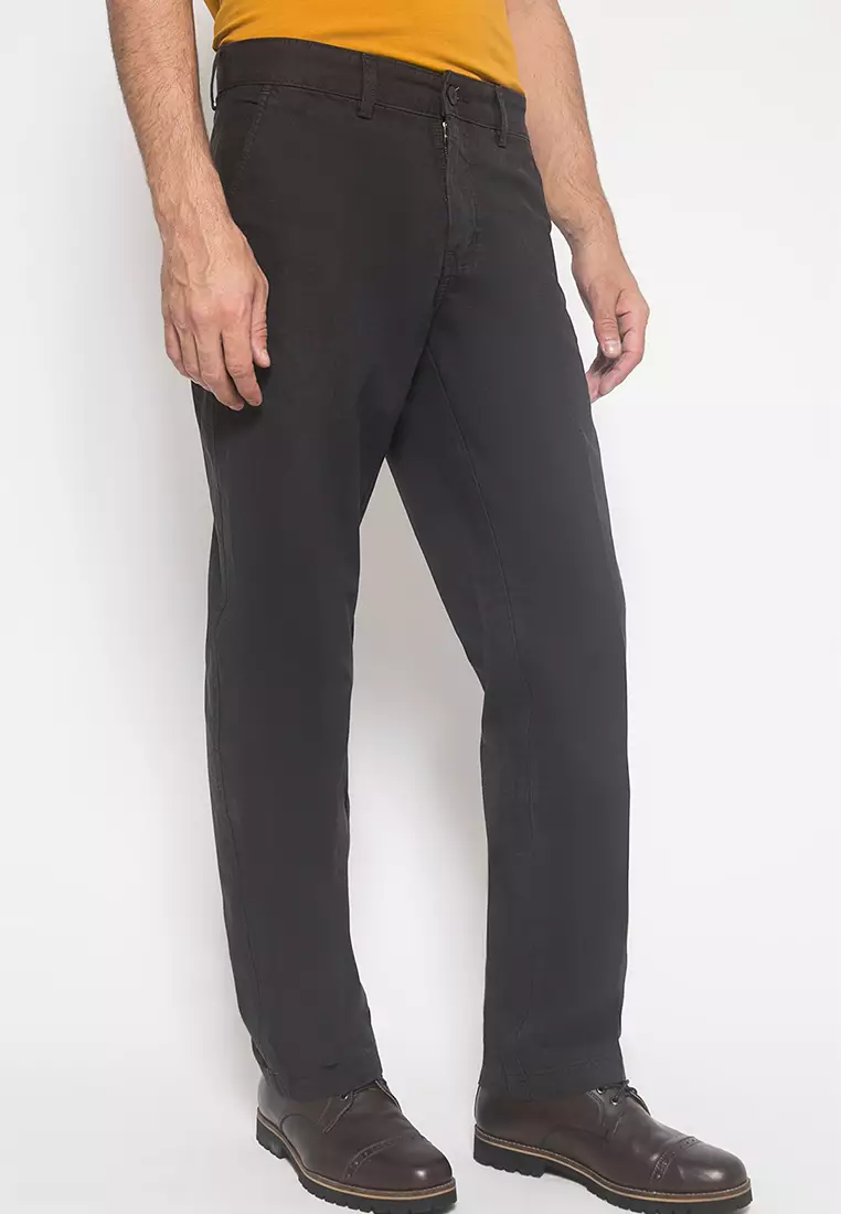 LGS - Celana Panjang Chinos Pria Warna Hitam CCT.319.027.509.C