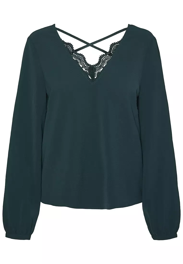 Thea Long Sleeve V-Neck Top