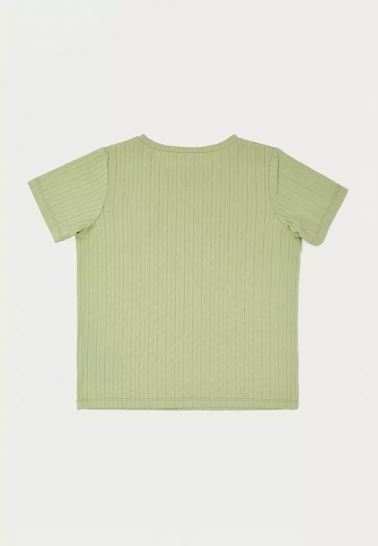 Garden Embroidered Knit Tee
