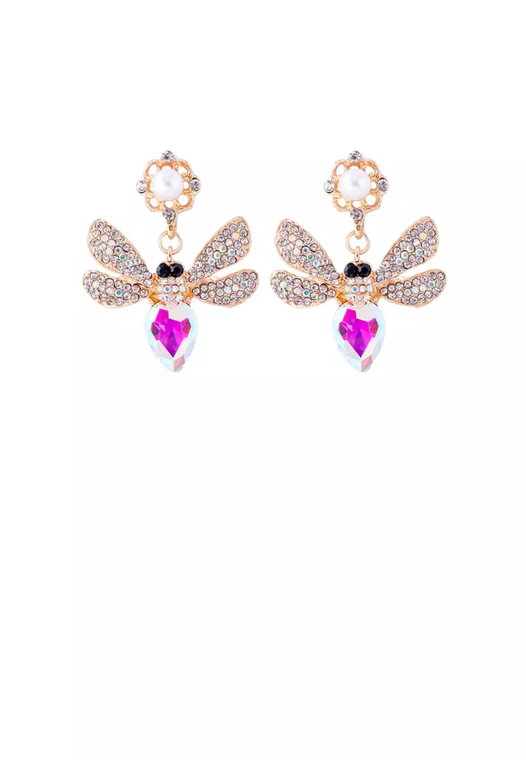 Cute real gold discount earrings