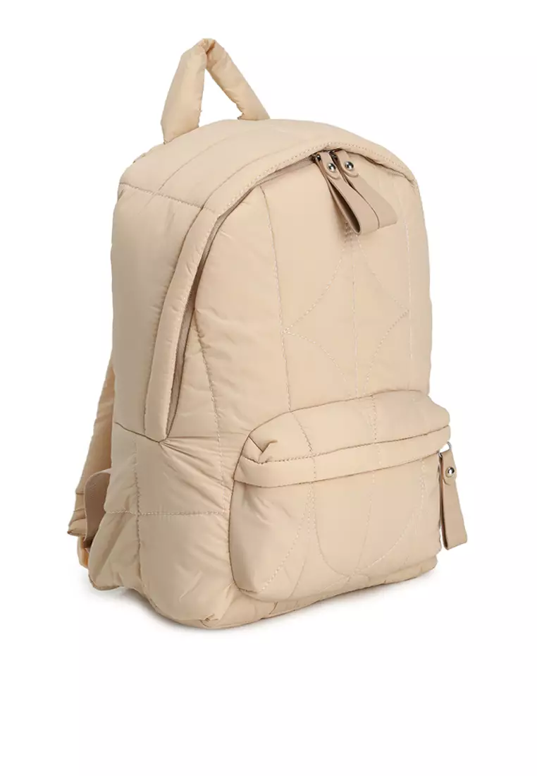 Quilted Nylon Backpack