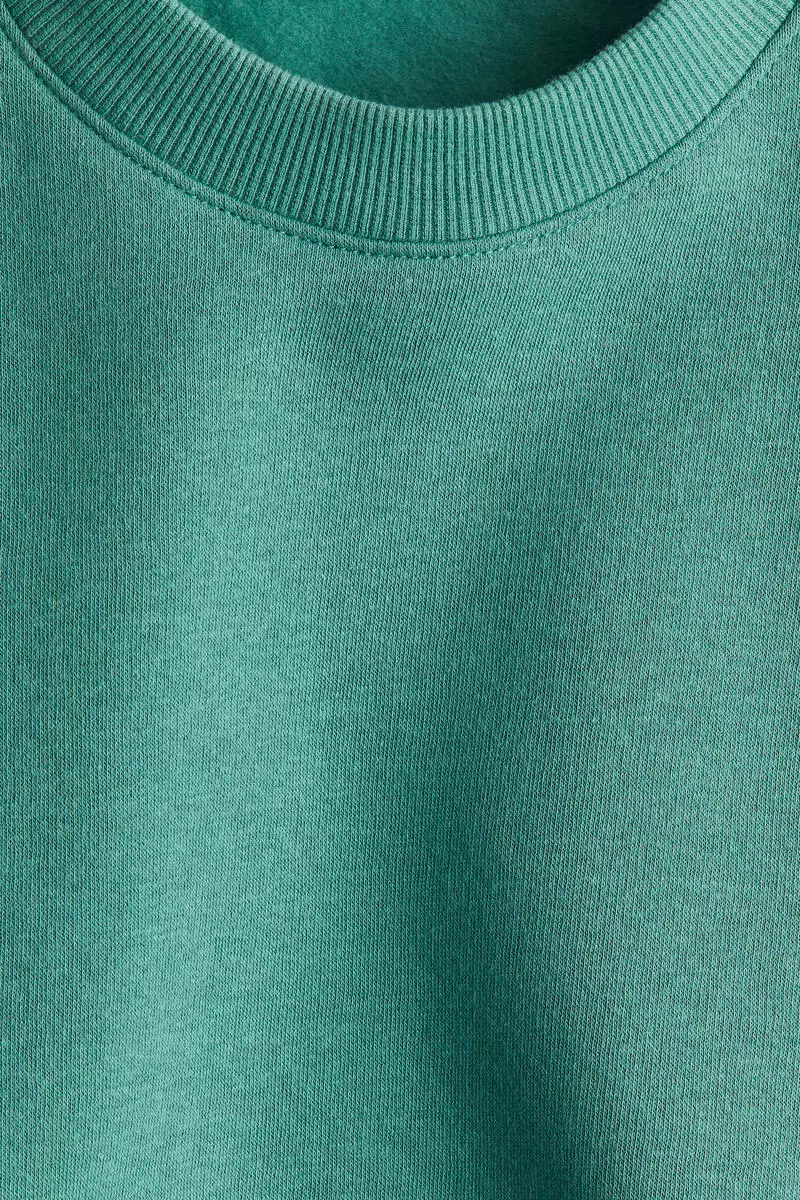Oversized brushed-inside sweatshirt