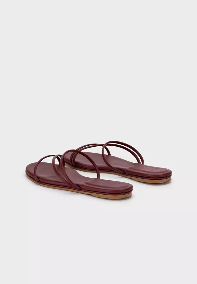 STRAPPY FLAT SLIDES WITH CLOUDFOAM INSOLE