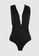 Trendyol black Deep V-Neck Swimsuit 9AE88US5D207B9GS_5