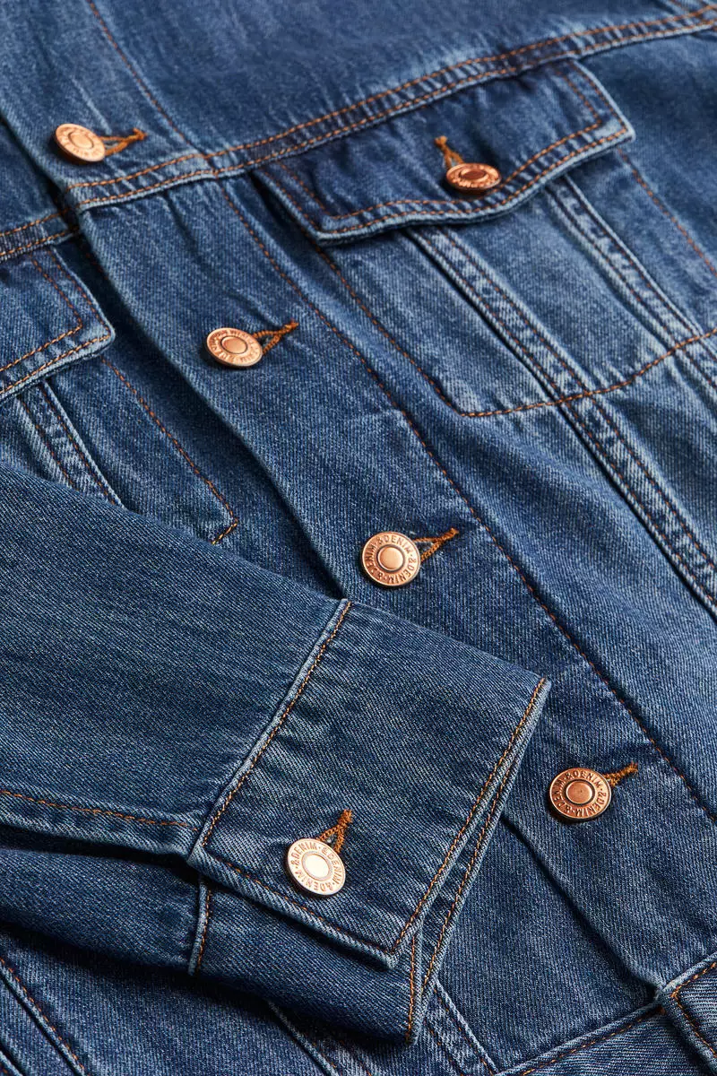 Buy H&M Feather Soft Denim jacket 2025 Online ZALORA