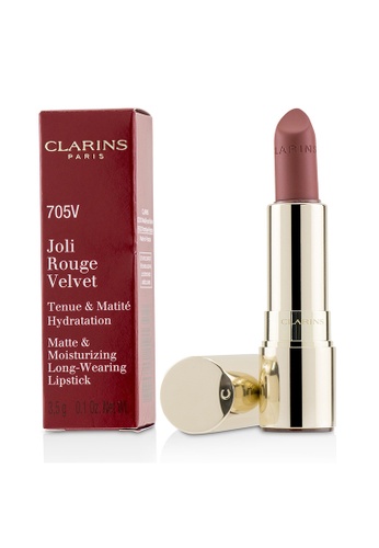 Clarins CLARINS - Joli Rouge Velvet (Matte & Moisturizing Long Wearing Lipstick) - # 705V Soft Berry 3.5g/0.1oz D927FBEC09E02CGS_1