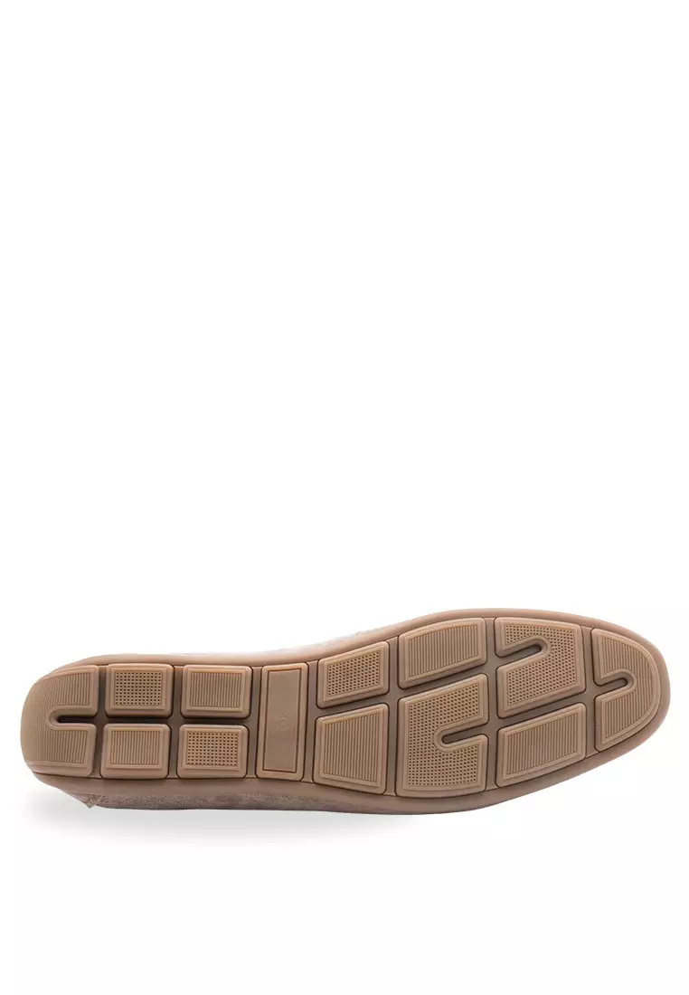 Gregores Sand Suede Penny Moccasins