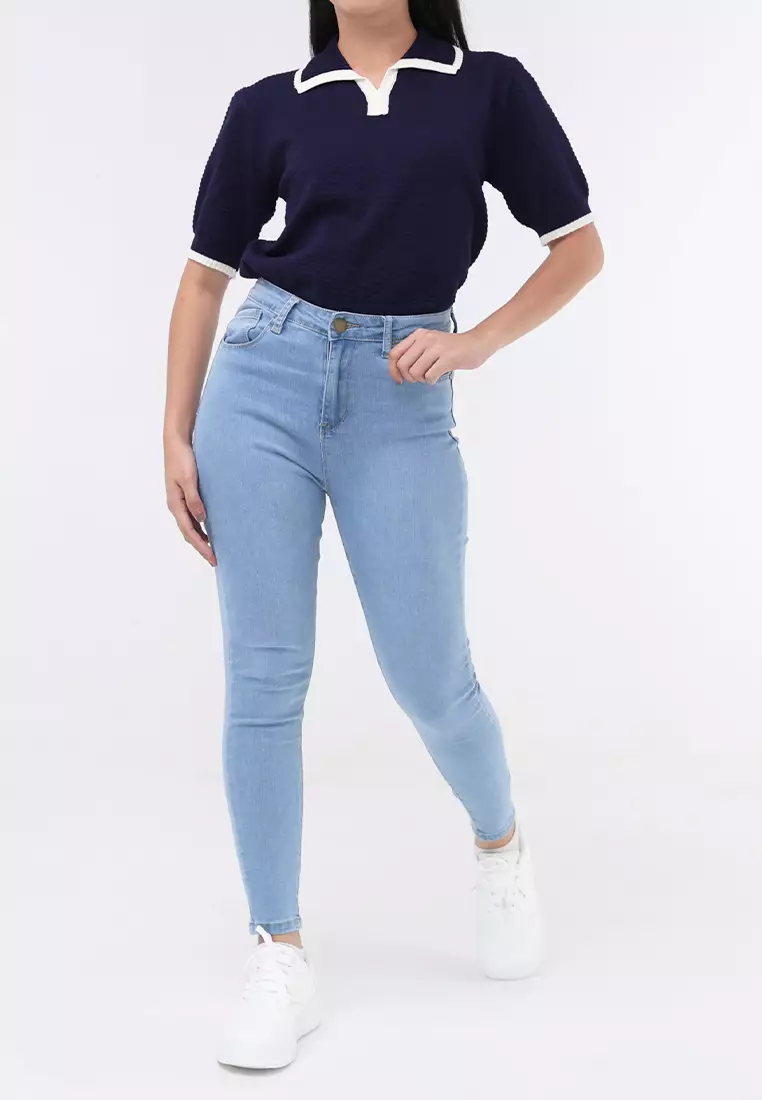 Denim High Waist Ladies Jeans