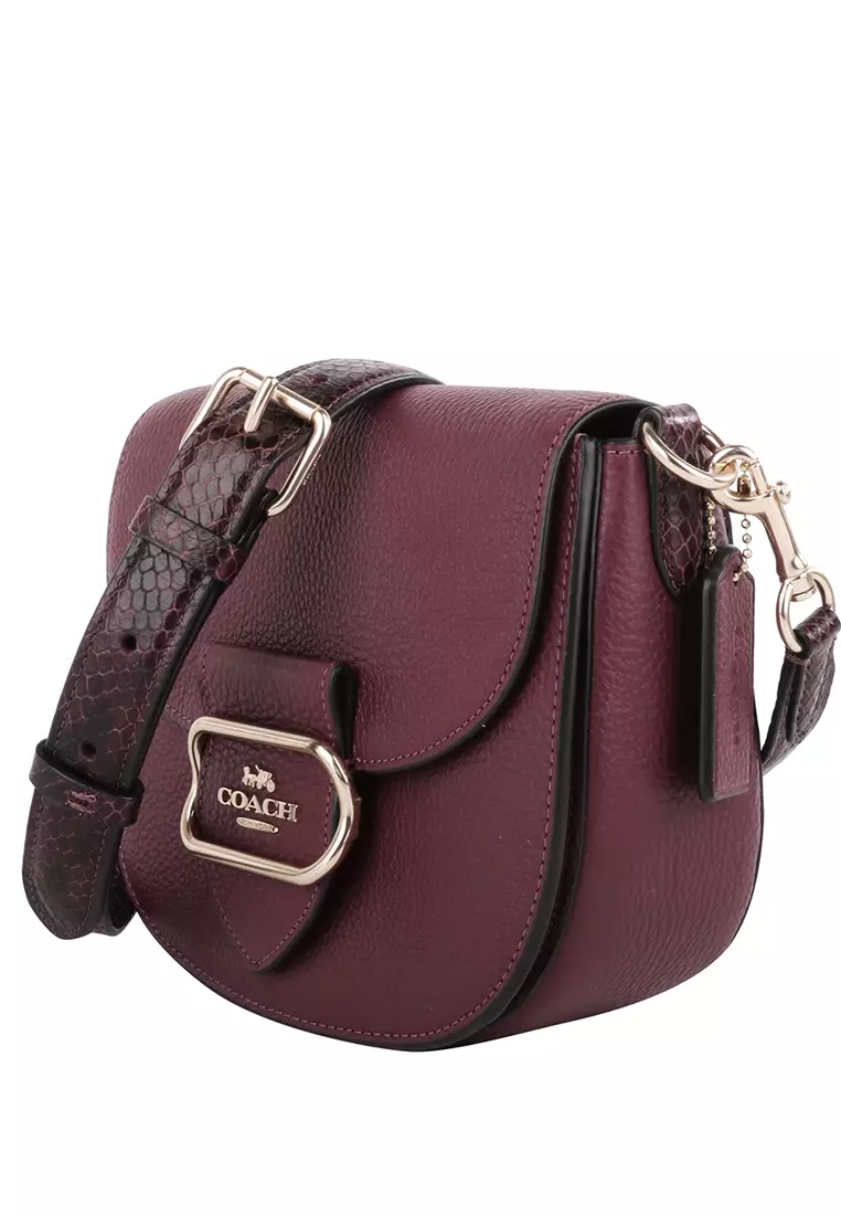 Saddle bag hotsell purse coach