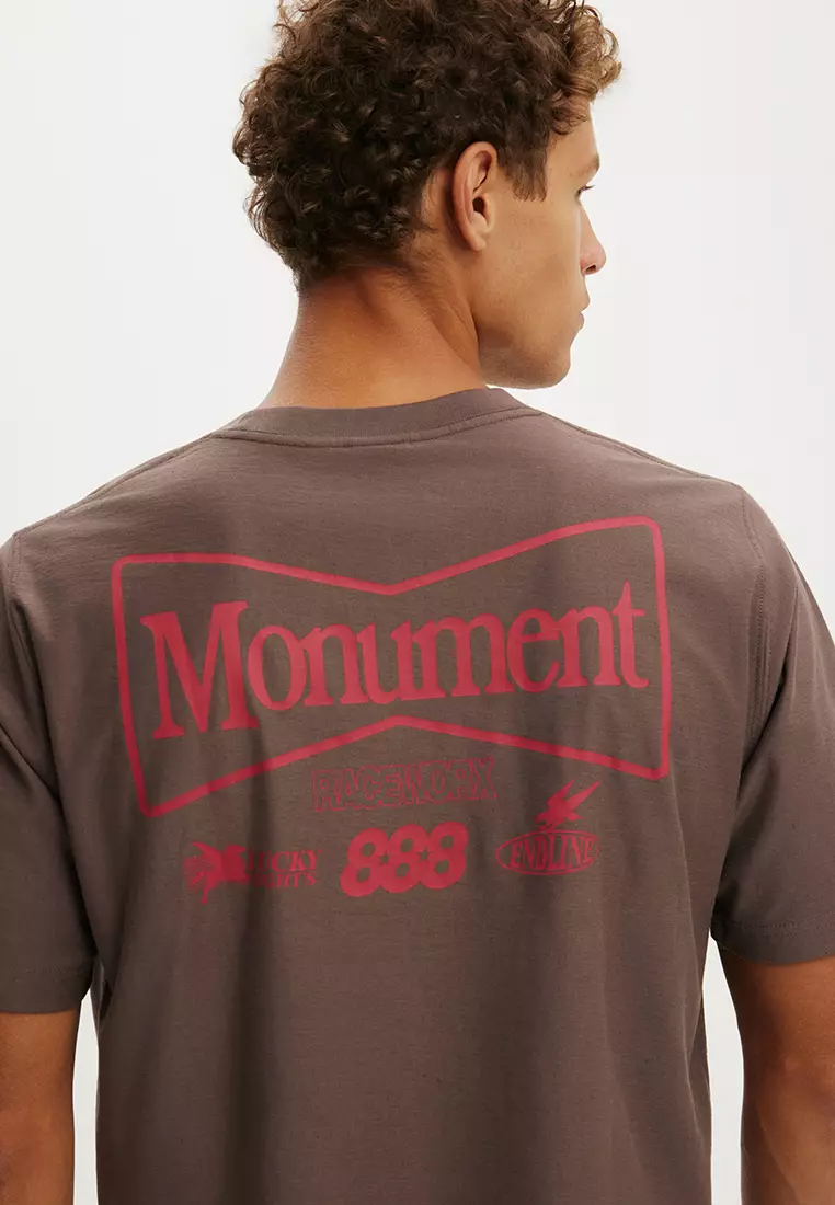 Cropped Fit Graphic T-Shirt