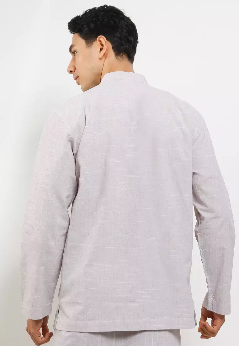 Smooth Suede Long Baju Koko