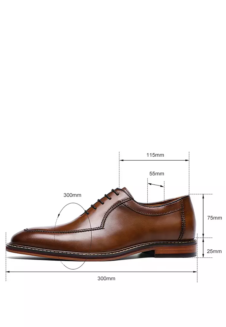 Suede patchwork business Footwear