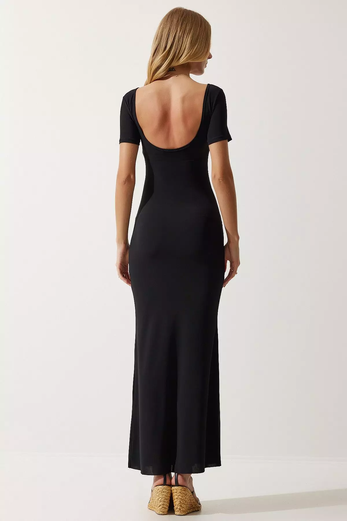 Scoop Back Maxi Dress