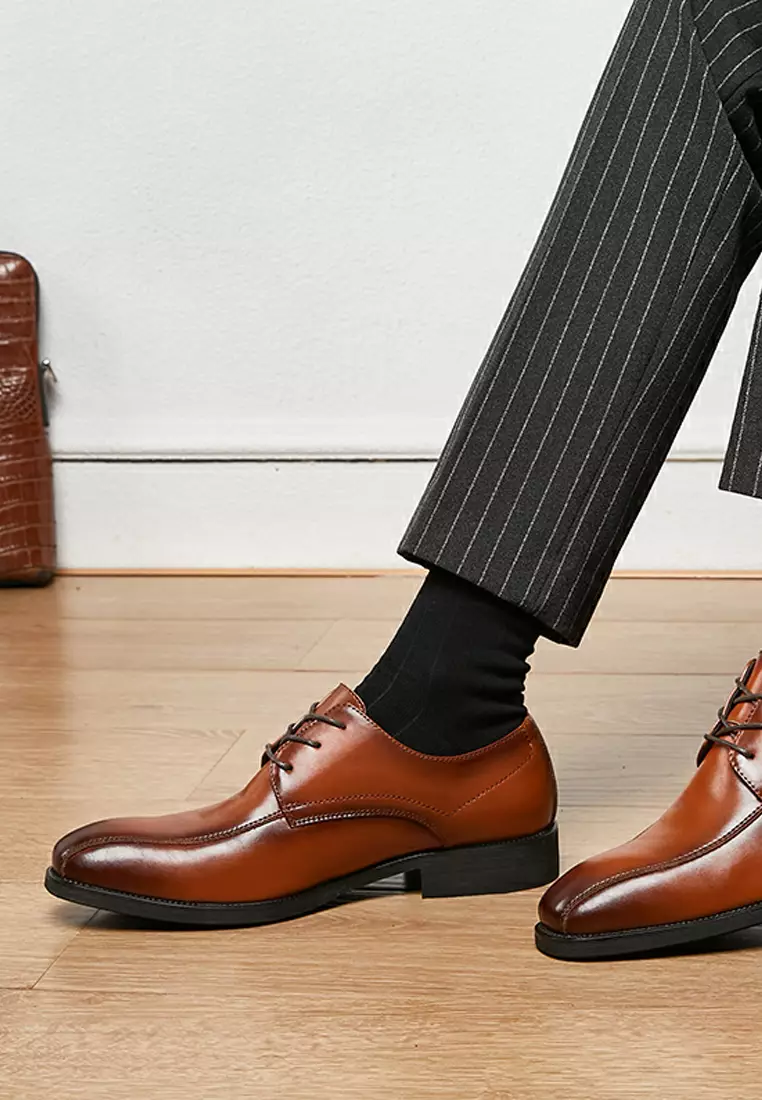 Basic Business Leather Derby Shoes KB3288